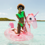 FUNBOY Glitter Pink Unicorn Pool Float